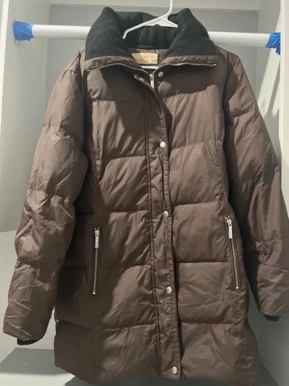 Women's Michael Kors Brown Puffer Coat - Insulated Winter Jacket
